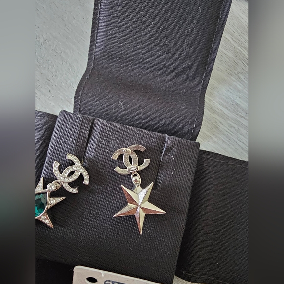 CHANEL CC Star Drop Earrings - Picture 11 of 11